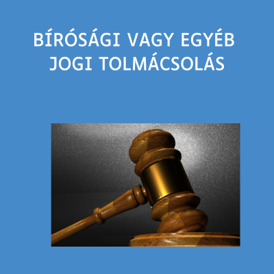 bírósági vagy jogi tolmácsolás
