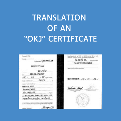 OKJ Certificate